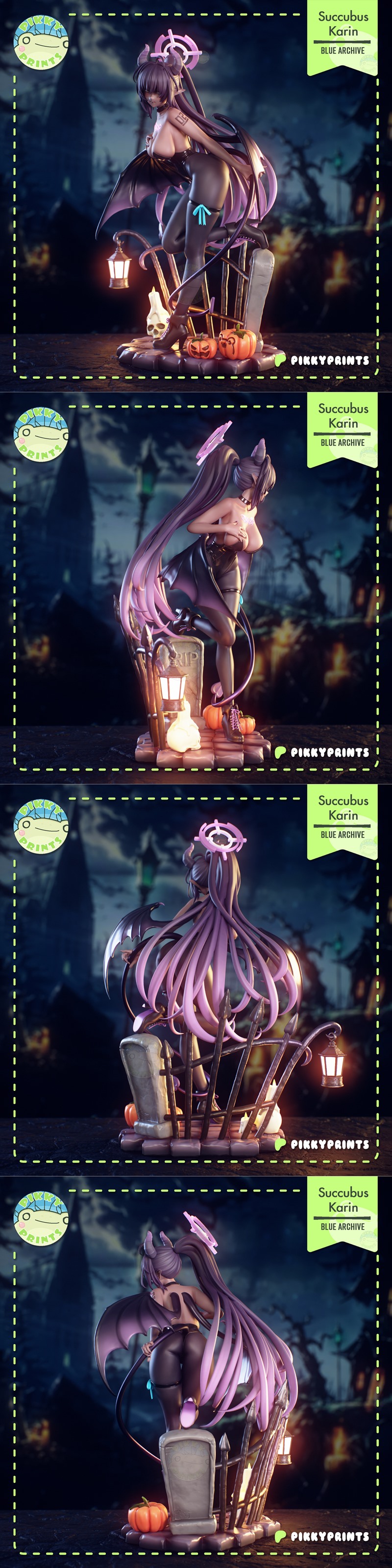 Pikky Prints - 蓝 Archive - 甘露寺凛 3D打印模型|Pikky Prints – Blue Archive – Kakudate Karin – 3D Print Model STL