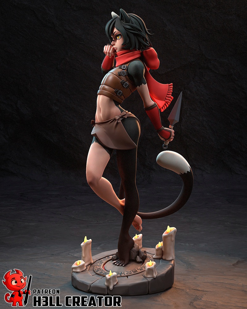 H3LL创作—— dungeon meshi 伊祖美 3D打印模型|H3LL Creator – Dungeon Meshi – Izutsumi – 3D Print Model