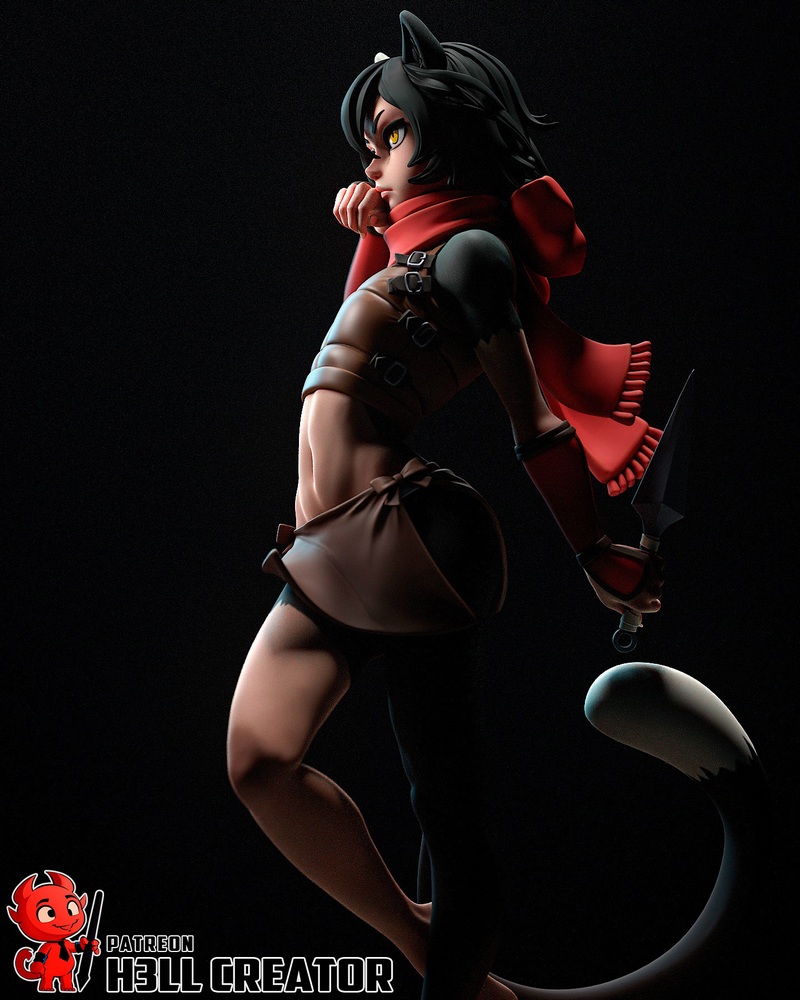 H3LL创作—— dungeon meshi 伊祖美 3D打印模型|H3LL Creator – Dungeon Meshi – Izutsumi – 3D Print Model