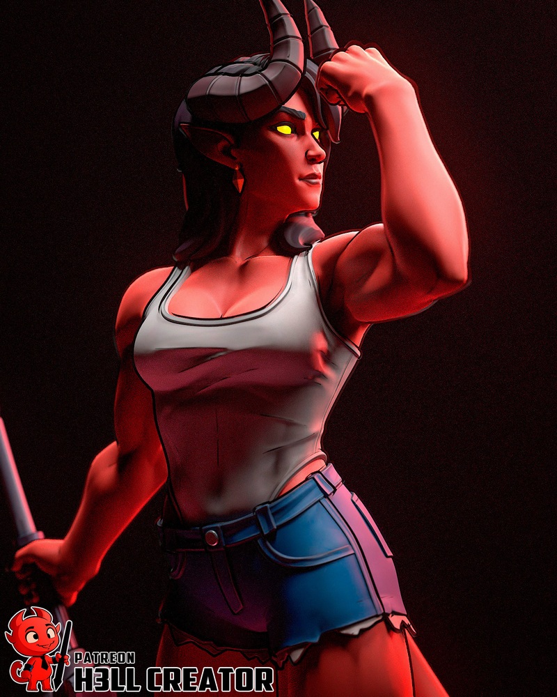 H3LL创作——Malevola 3D打印模型|H3LL Creator – Dispatch – Malevola – 3D Print Model