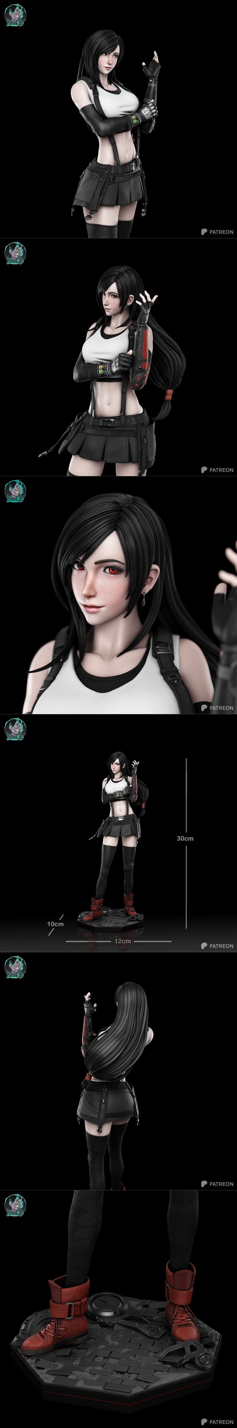 Kaidan - Tifa Lockhart 3D打印模型|Kaidan – Tifa Lockhart – 3D Print Model STL