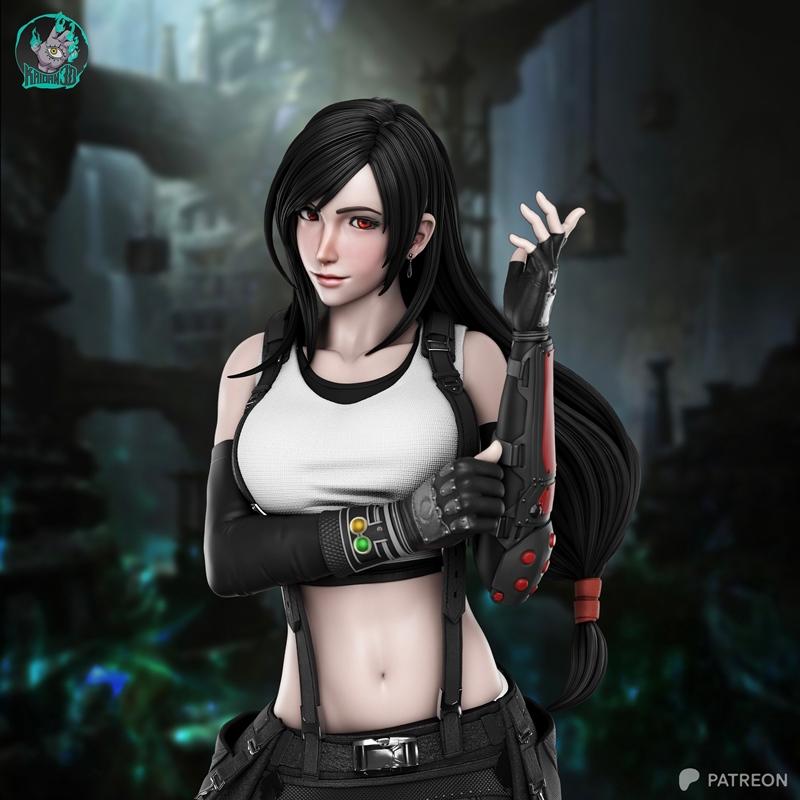 Kaidan - Tifa Lockhart 3D打印模型|Kaidan – Tifa Lockhart – 3D Print Model STL