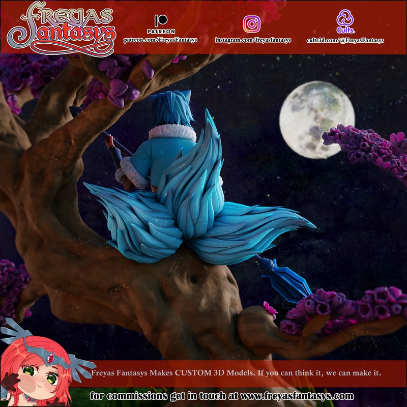 Freyas Fantasys 樱花树3D打印模型|Freyas Fantasys – Sakura Tree OC – 3D Print Model