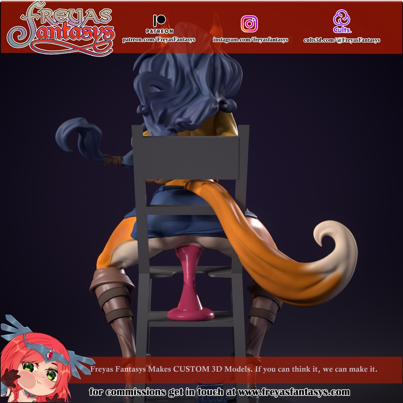Freyas Fantasys 3D打印模型：卡梅莉塔·fox|Freyas Fantasys – Carmelita Fox – 3D Print Model
