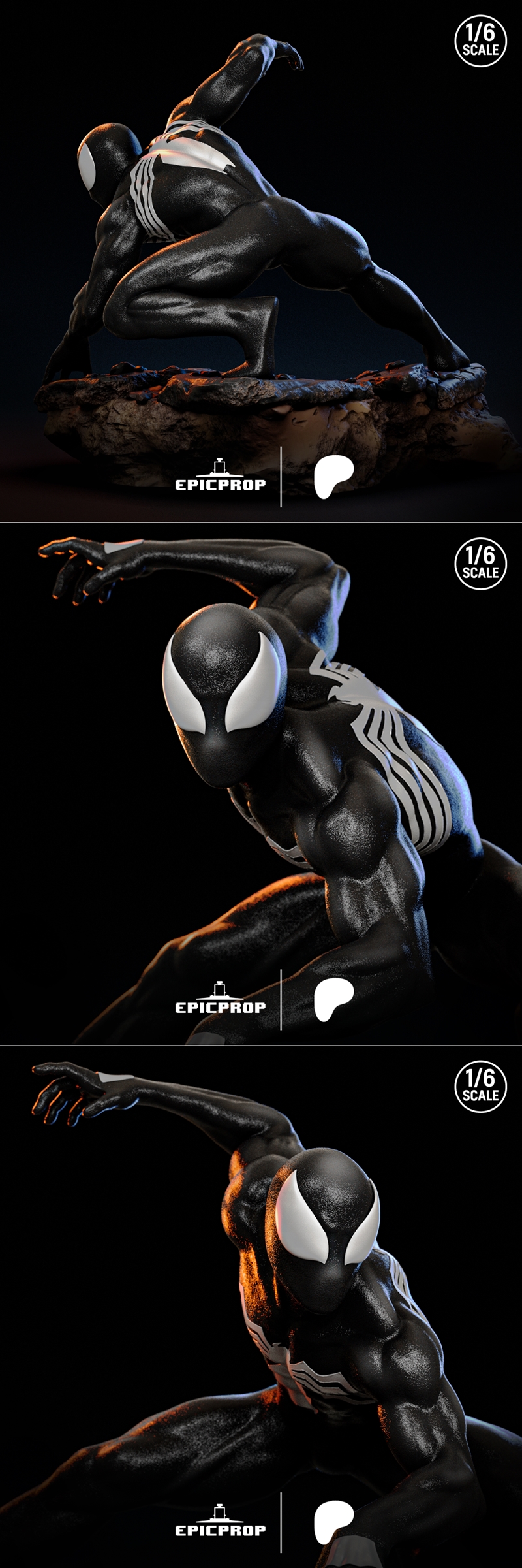 Venom共生体3D打印模型|Epic Prop – Venom (Symbiote) – 3D Print Model STL