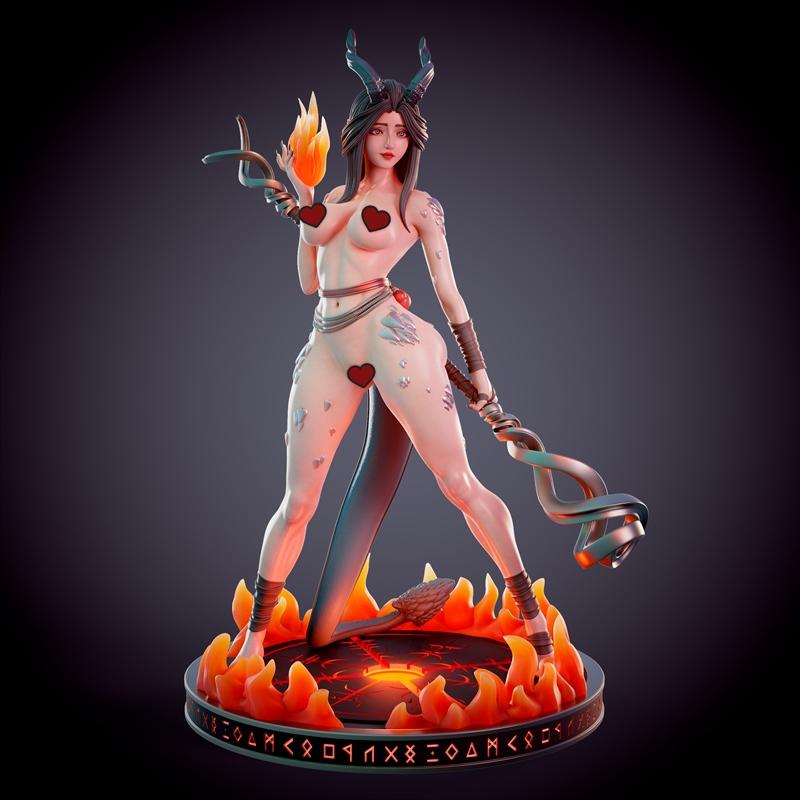 Chagarin——龙裔火祭司 3D打印模型|Chagarin – Dragonborn fire priest – 3D Print Model STL