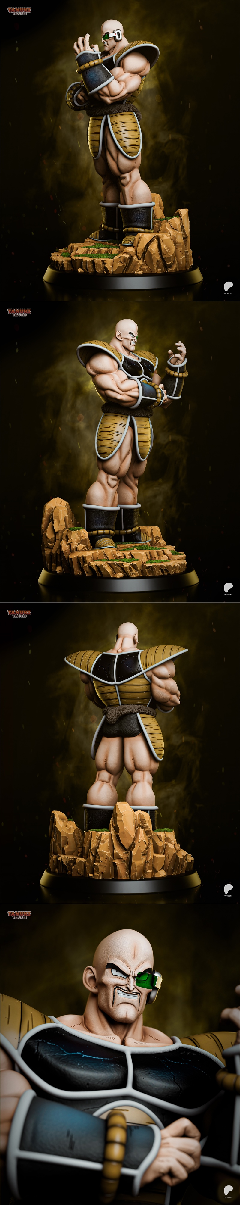 龙珠Z Nappa 3D打印模型|Tanuki Figures – Nappa – Dragon Ball Z – 3D Print Model STL