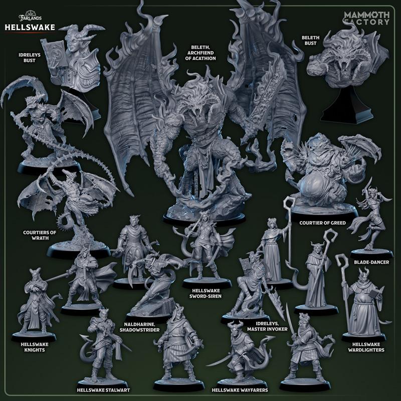 Mammoth Factory地狱觉醒2025 3D打印模型|Mammoth Factory – Hellswake October 2025 – 3D Print Model STL