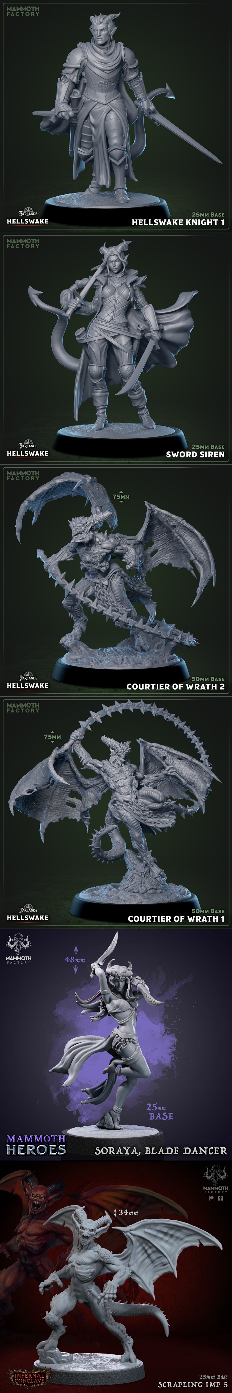 Mammoth Factory地狱觉醒2025 3D打印模型|Mammoth Factory – Hellswake October 2025 – 3D Print Model STL