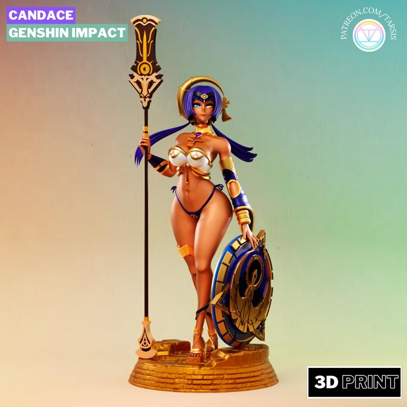 塔里斯斯——坎达斯——原神——3D打印模型|Tarsis – Candace – Genshin Impact – 3D Print Model STL