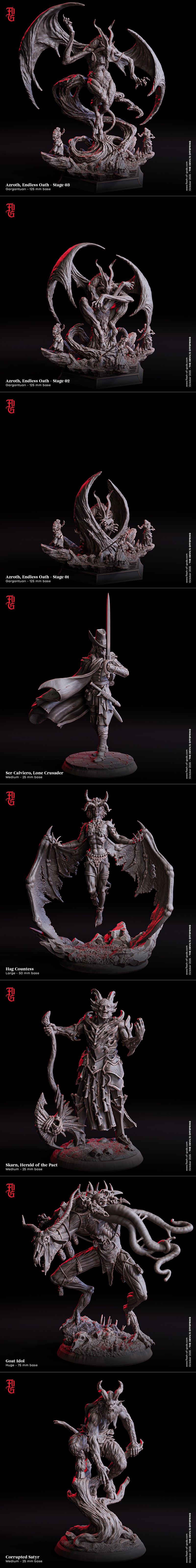 神之肉 – 妖魔之子 2025 3D打印模型|Flesh of Gods – The Devil’s Offspring October 2025 – 3D Print Model STL