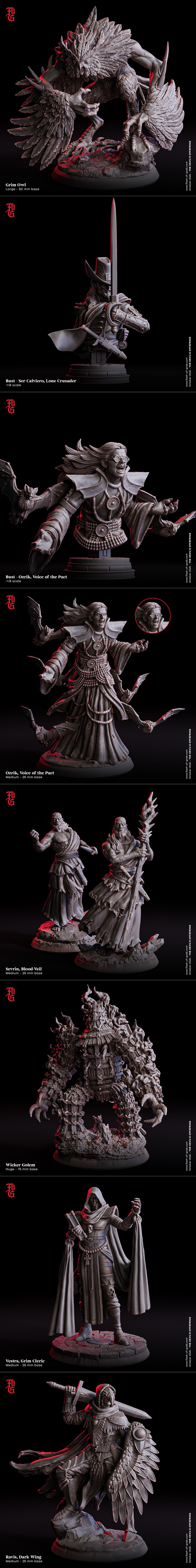神之肉 – 妖魔之子 2025 3D打印模型|Flesh of Gods – The Devil’s Offspring October 2025 – 3D Print Model STL