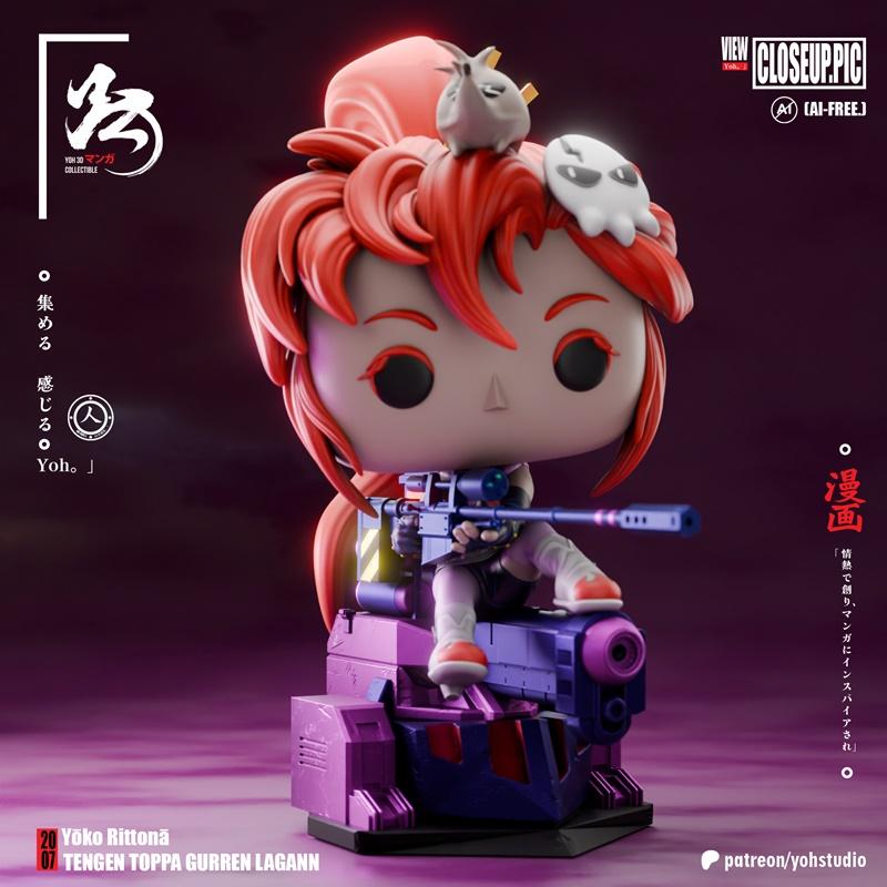 Yoh Studio - 3D打印模型 - 《Yoko Littner》|Yoh Studio – Yoko Littner – 3D Print Model STL