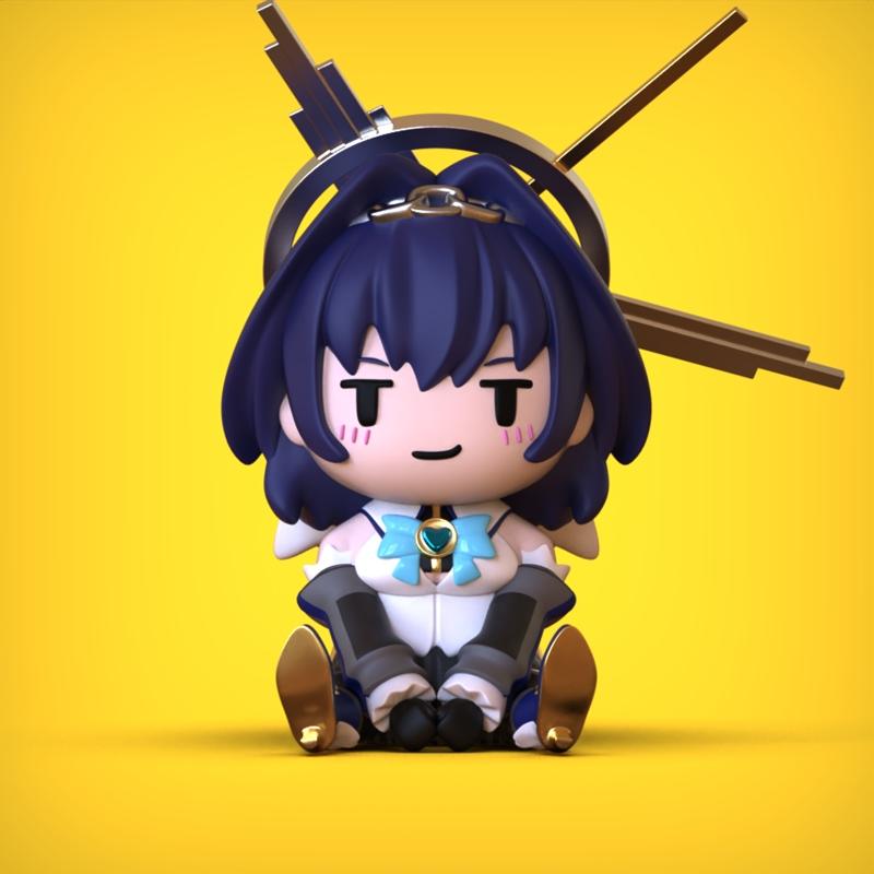 楚比-克罗尼-3D打印模型|Chibi – Kronii – 3D Print Model STL