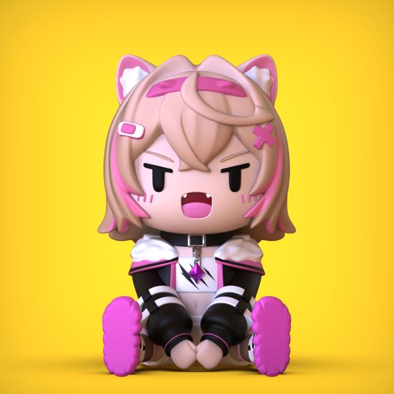 Chibi风格3D打印模型：Mococo角色模型|Chibi – Mococo – 3D Print Model STL