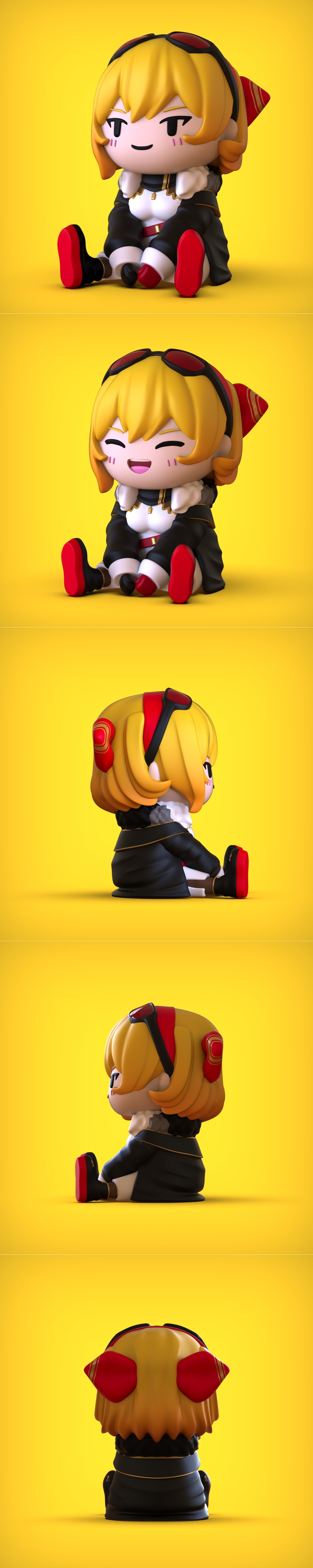 Chibi凯拉 3D打印模型|Chibi – Kaela – 3D Print Model STL
