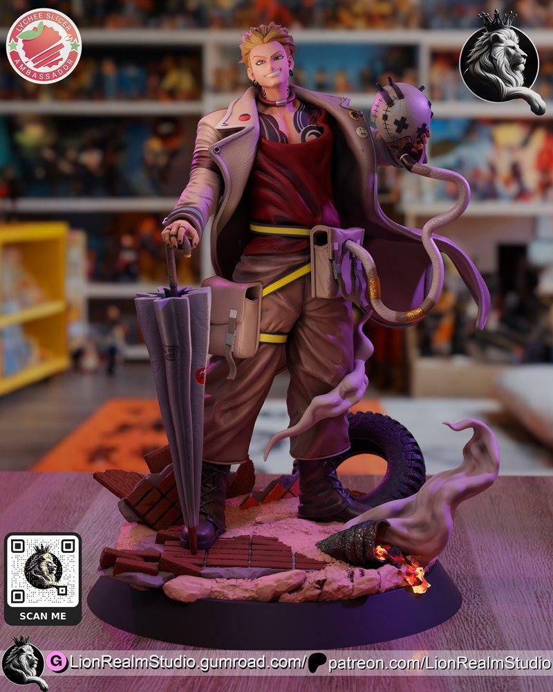 LionRealm Studio旗下作品《Gachiakuta》角色3D打印模型STL|LionRealm Studio – Gachiakuta – Enjin – 3D Print Model STL