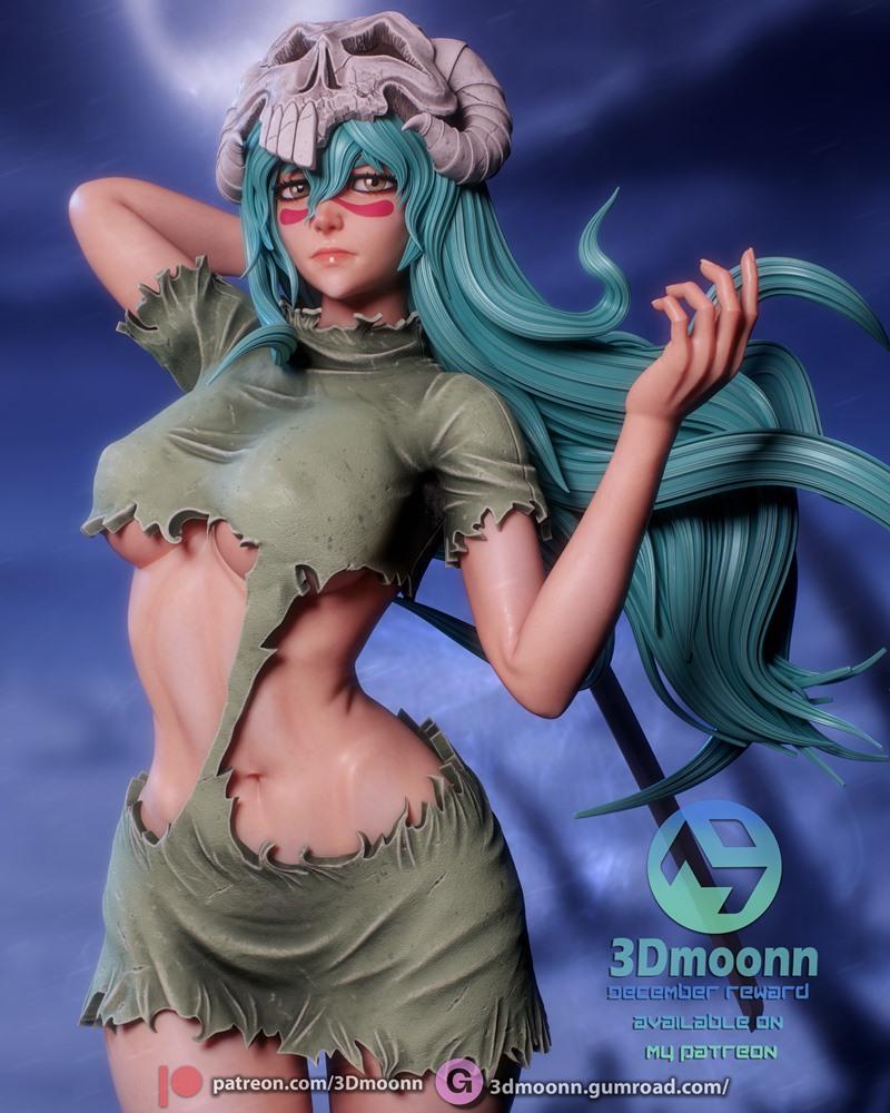 3D打印模型： bleach Nelliel|3Dmoonn – Bleach – Nelliel – 3D Print Model STL