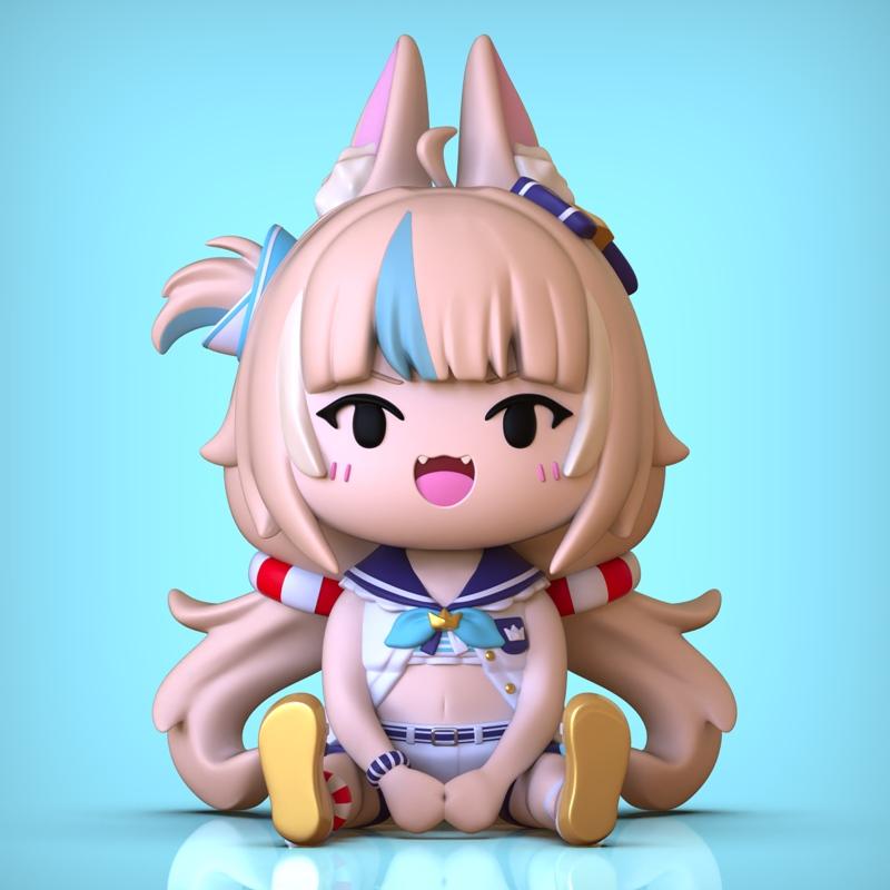 Chibi-Saba 3D打印模型|Chibi – Saba – 3D Print Model STL