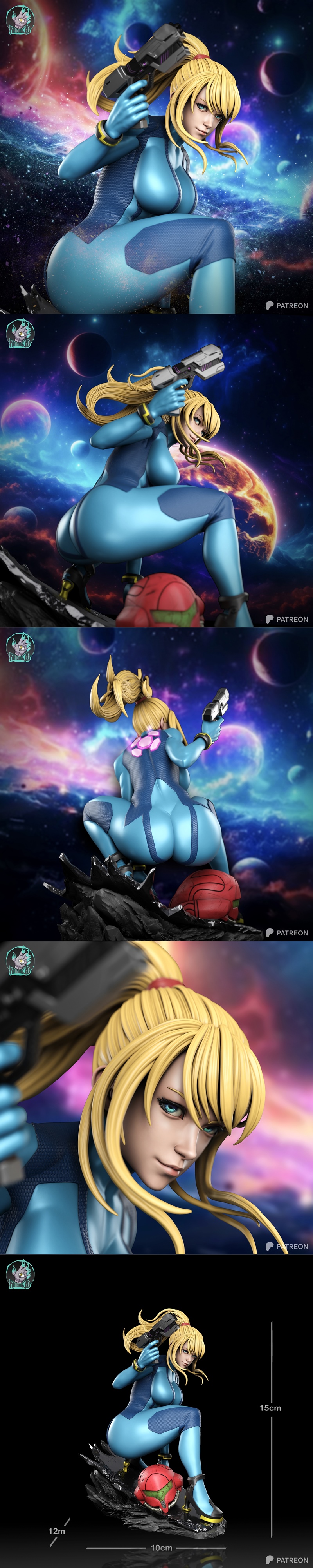 凯达恩 - 萨姆斯·阿拉恩 - 3D打印模型|Kaidan – Samus Aran – 3D Print Model STL