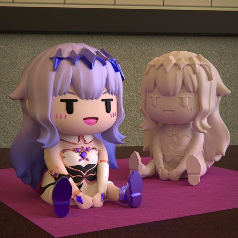 Biboo 3D打印模型：Chibi风格动漫角色文创造型|Chibi – Biboo – 3D Print Model STL