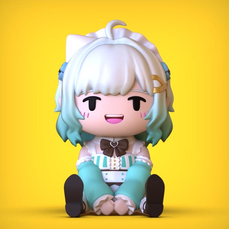 Minto 3D打印模型：Chibi风格角色造型|Chibi – Minto – 3D Print Model STL