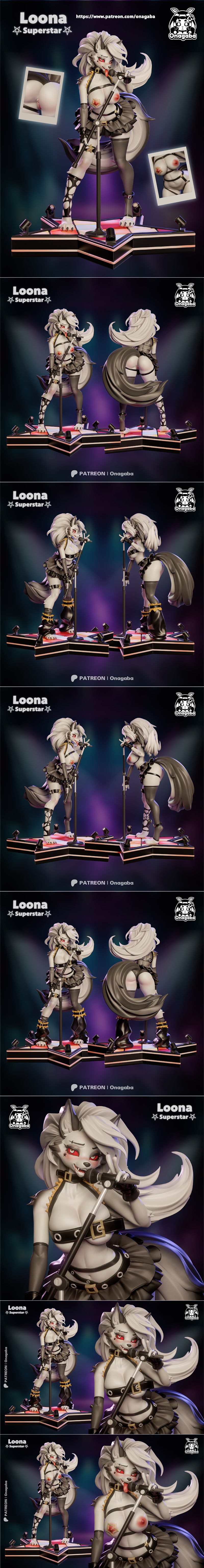 Onagaba - Loona - 3D打印模型|Onagaba – Loona – 3D Print Model STL