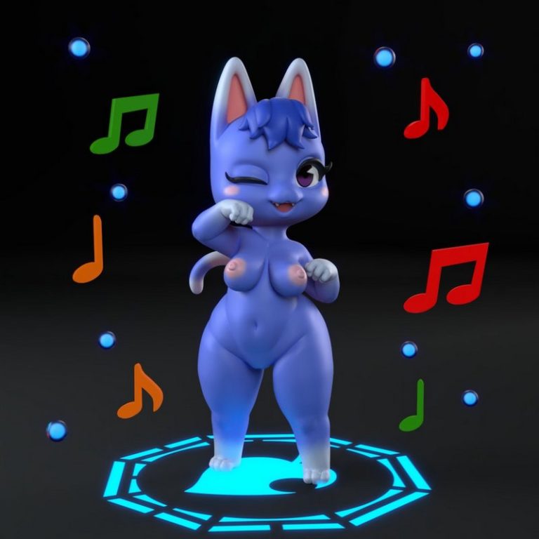 蓝猫 3D打印模型|General Buta – Blue Kitty – 3D Print Model