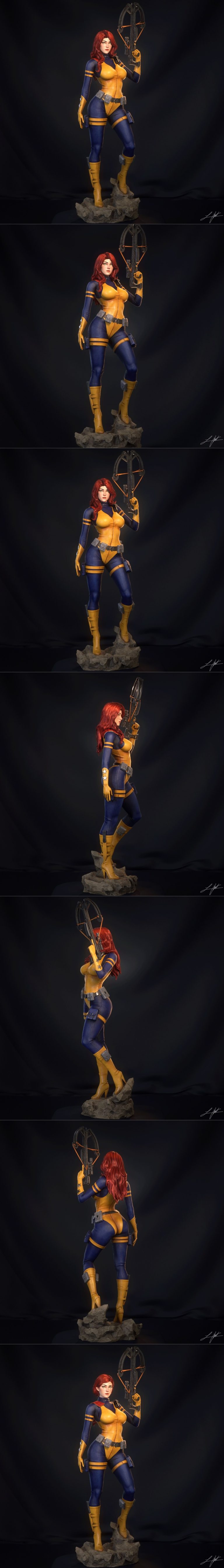 Abe3D-Scarlett 3D打印模型|Abe3D – Scarlett – 3D Print Model STL