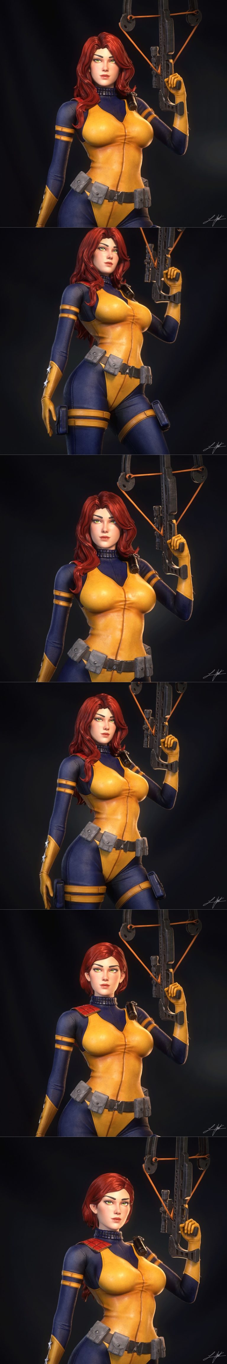 Abe3D-Scarlett 3D打印模型|Abe3D – Scarlett – 3D Print Model STL