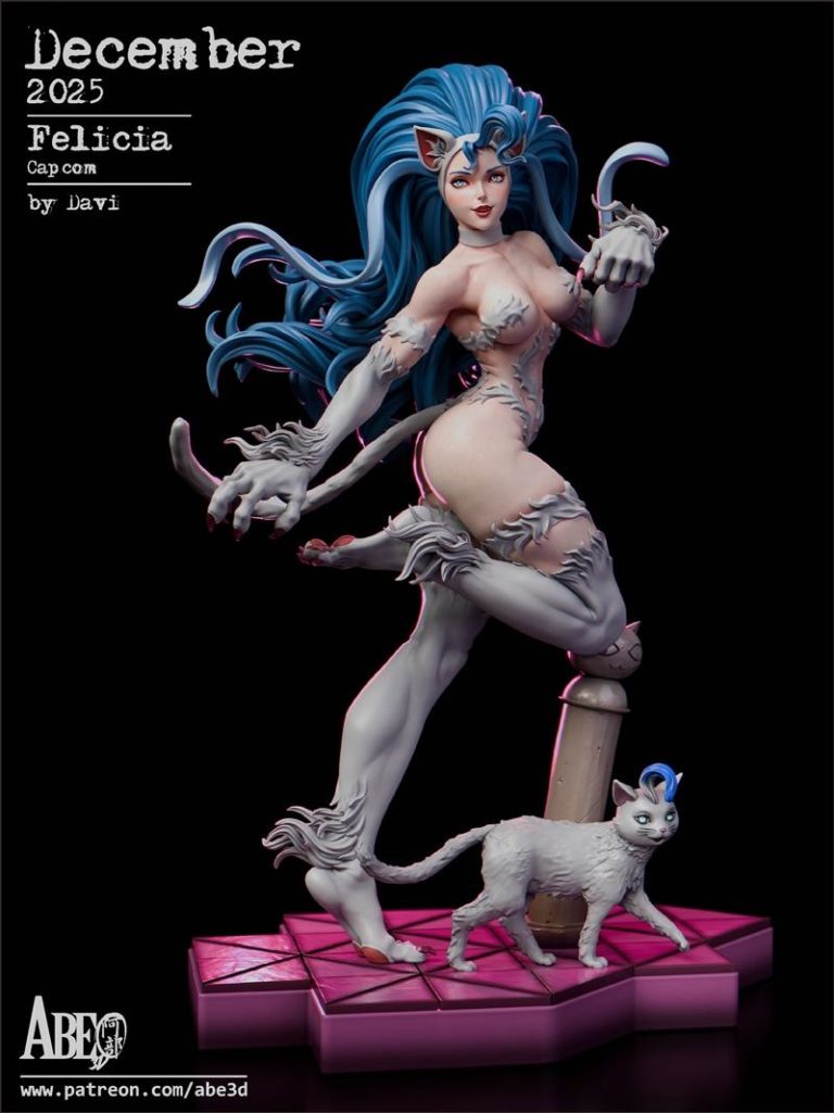 Abe3D - Felicia - 3D打印模型|Abe3D – Felicia – 3D Print Model STL