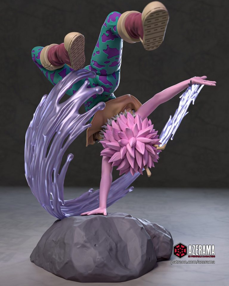Azerama – My Hero Academia – Mina Ashido – 3D Print Model