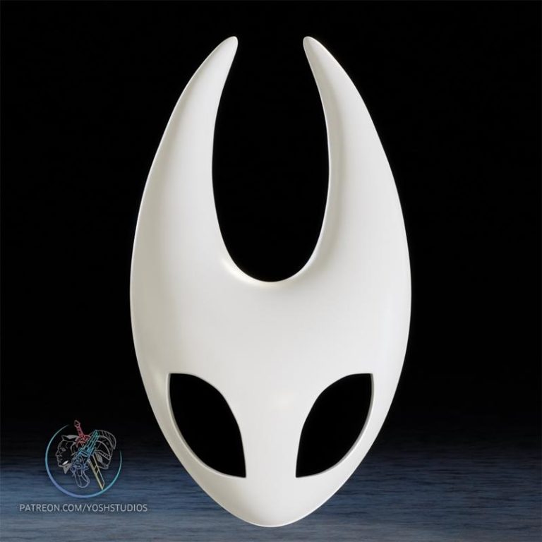 Silksong 蝎虎面具 3D打印模型|Silksong Hornet Mask – 3D Print Model STL