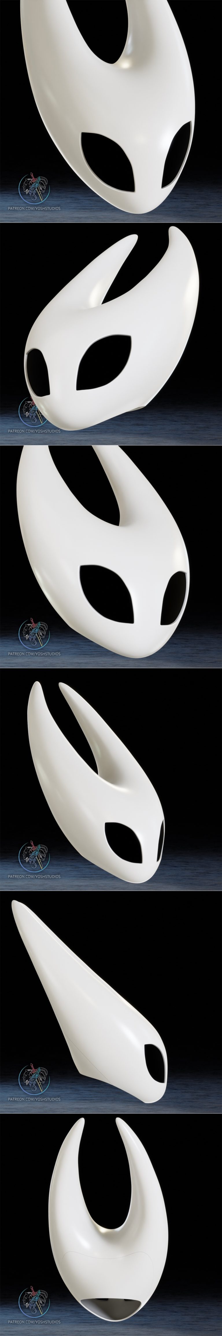 Silksong 蝎虎面具 3D打印模型|Silksong Hornet Mask – 3D Print Model STL