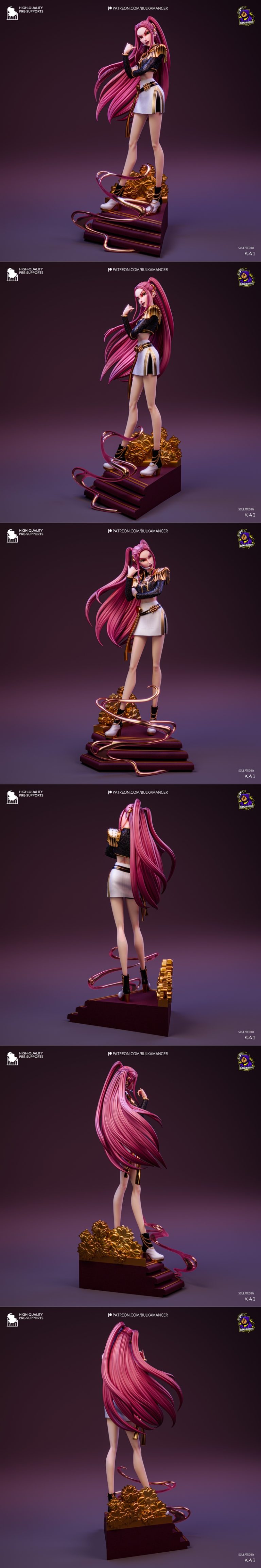 Bulkamancer雕塑作品：Mira 3D打印模型|Bulkamancer Sculpts – Mira – 3D Print Model STL