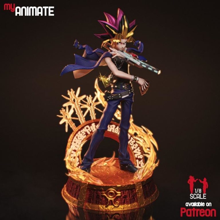 MyAnimate - 阿图 - 魔法阵的守护者3D打印模型|MyAnimate – Yugi Muto – 3D Print Model STL
