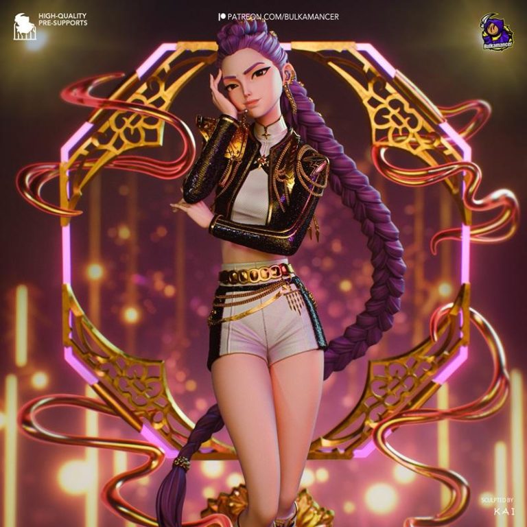 Bulkamancer雕刻作品：Rumi 3D打印模型|Bulkamancer Sculpts – Rumi – 3D Print Model STL