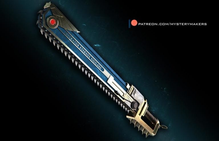 战锤40k Chainsword 3D打印模型|MysteryMakers Chainsword Warhammer 40k – 3D Print Model STL