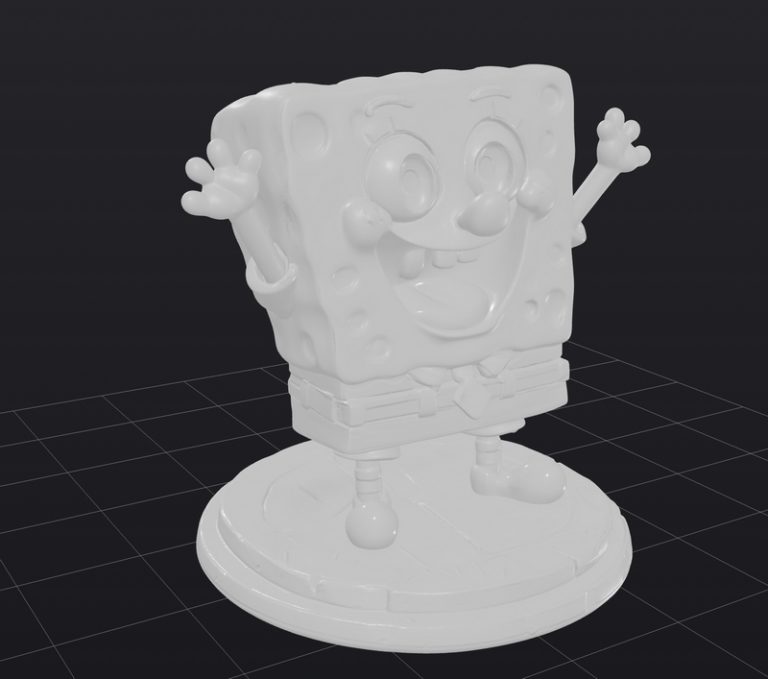 海绵宝宝3D打印模型|SpongeBob SquarePants – 3D Print Model