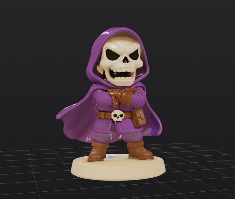 Skelator – 3D打印动漫角色模型|Skelator – 3D Print Model