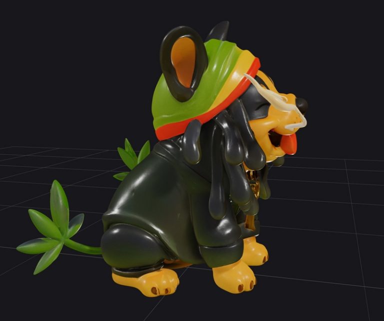 Rasta Frenchie 3D打印模型|Rasta Frenchie – 3D Print Model