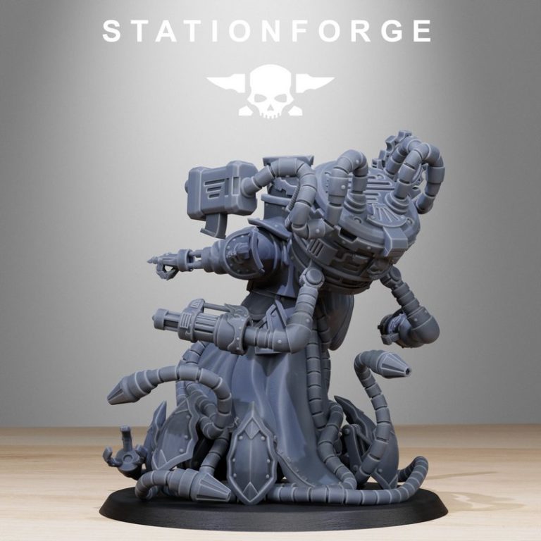 Station Forge——《寻物圣职者》3D打印模型|Station Forge – Scavenger Chaplain – 3D Print Model