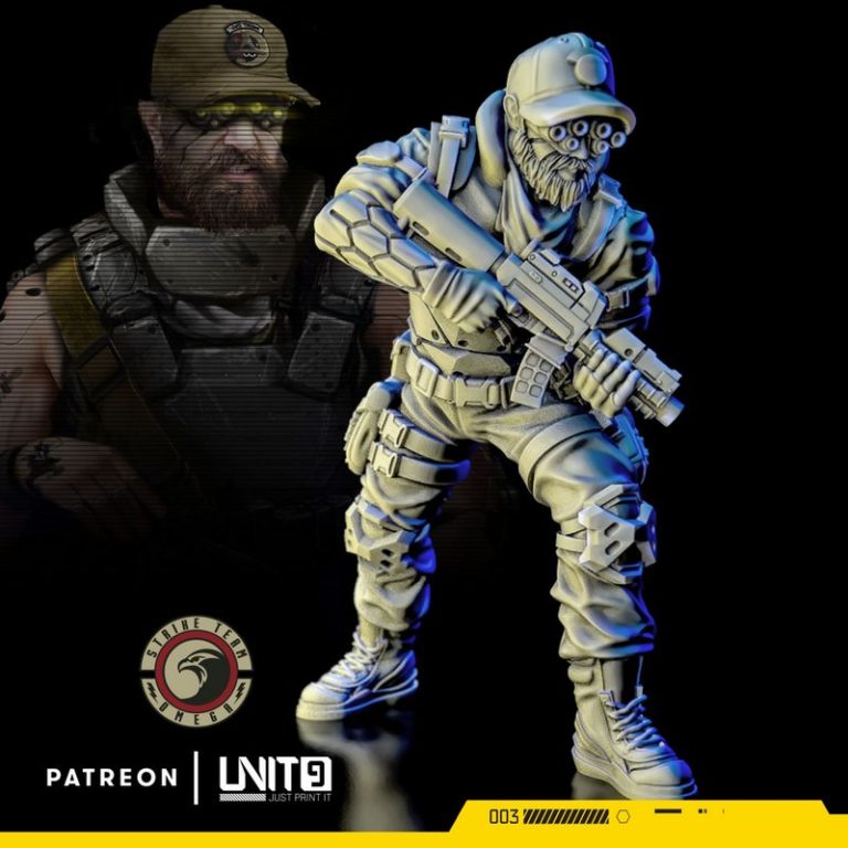 奥米加突击小队 3D打印模型|Unit9 – Strike Team Omega – 3D Print Model