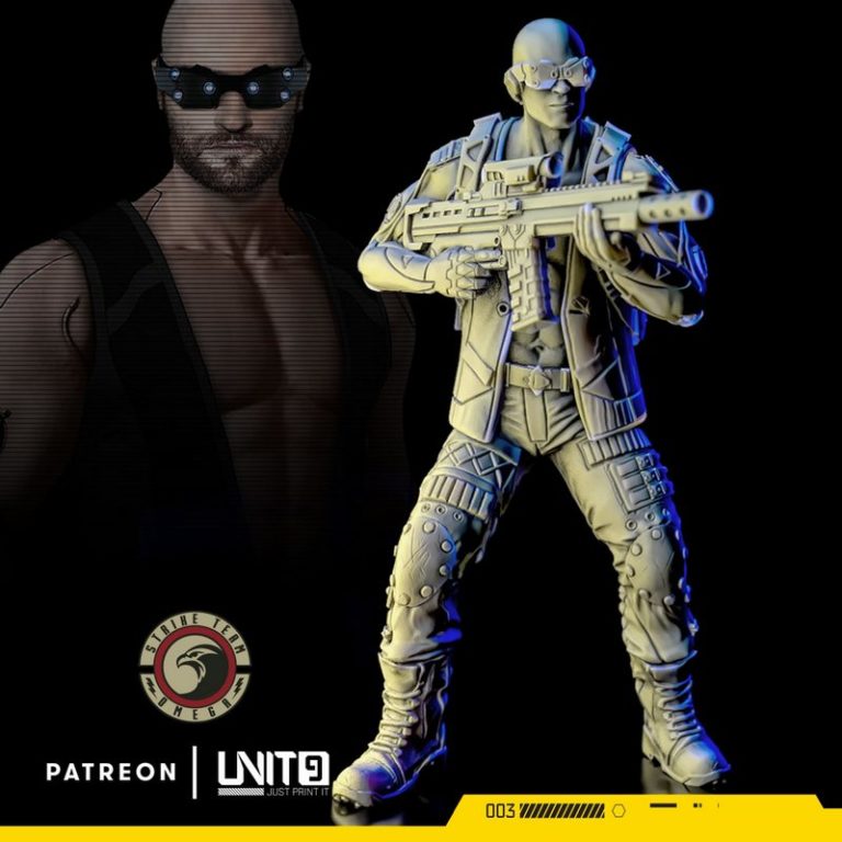 奥米加突击小队 3D打印模型|Unit9 – Strike Team Omega – 3D Print Model