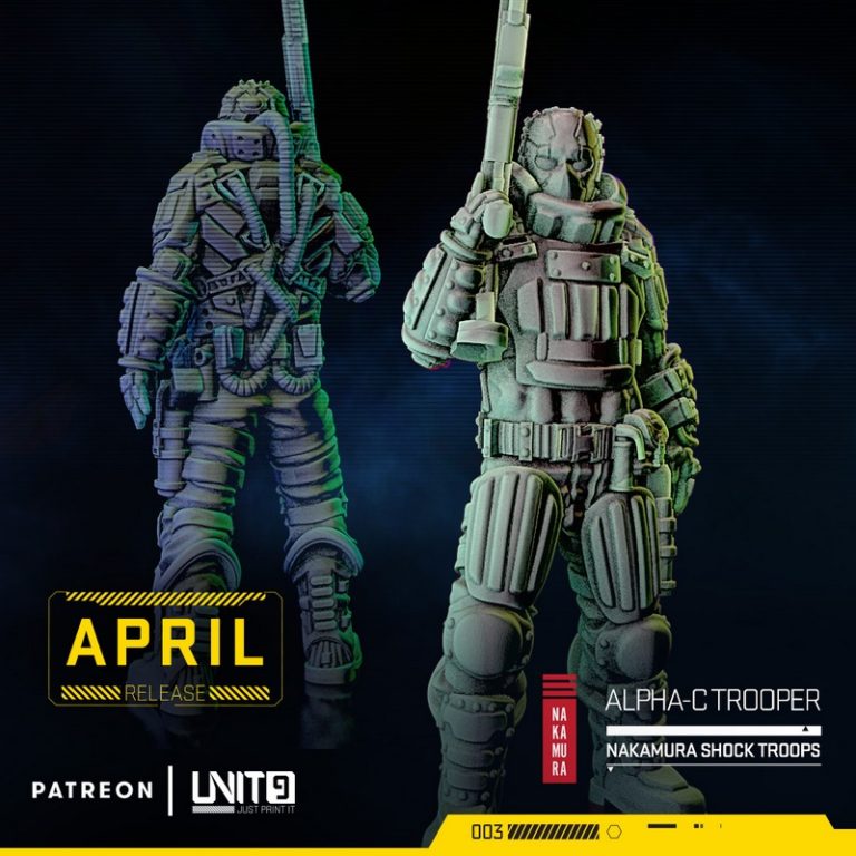 单位9 - 阿尔法突击队 - 3D打印模型|Unit9 – Alpha Troopers – 3D Print Model