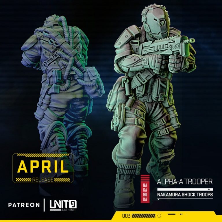 单位9 - 阿尔法突击队 - 3D打印模型|Unit9 – Alpha Troopers – 3D Print Model