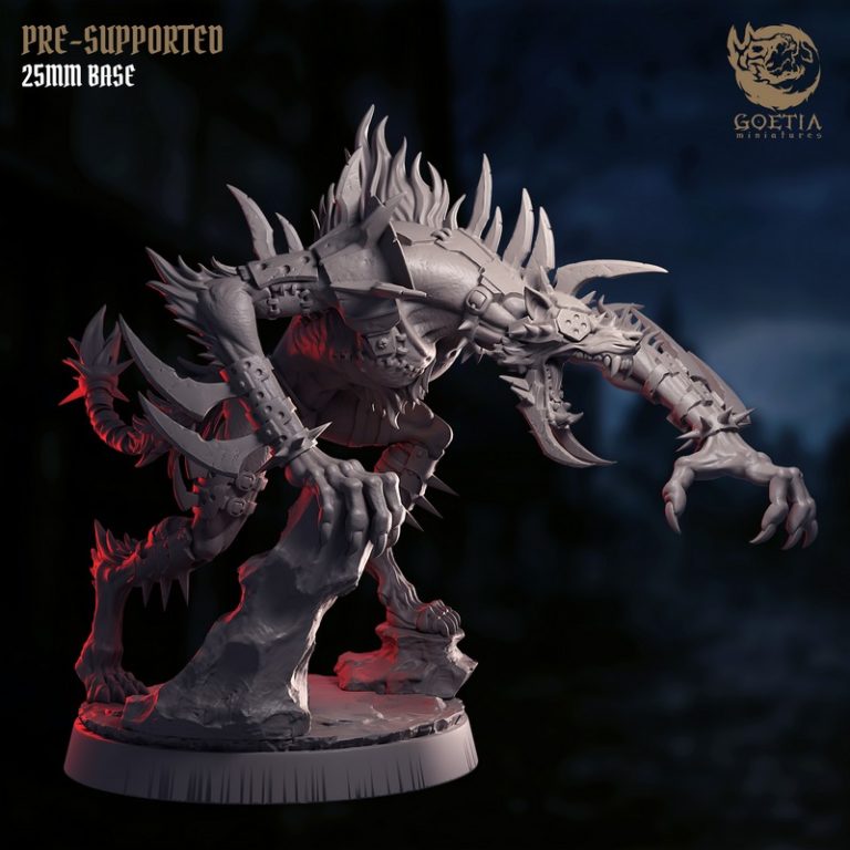 Goetia迷你模型十月2025款：诡异共融3D打印角色模型|Goetia Miniatures – October 2025 – Grotesque Communion – 3D Print Model