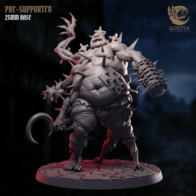 Goetia迷你模型十月2025款：诡异共融3D打印角色模型|Goetia Miniatures – October 2025 – Grotesque Communion – 3D Print Model
