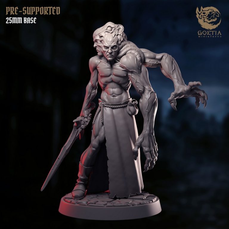 Goetia迷你模型十月2025款：诡异共融3D打印角色模型|Goetia Miniatures – October 2025 – Grotesque Communion – 3D Print Model