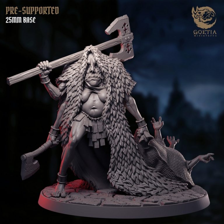Goetia迷你模型十月2025款：诡异共融3D打印角色模型|Goetia Miniatures – October 2025 – Grotesque Communion – 3D Print Model